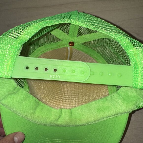 818 Tequila OTTO Kenny's Tequila Delivery Neon Green White Hat One Size OS - Picture 8 of 8
